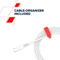 Дата кабель USB-C to USB-C 1.2m CC100SC 100W White Canyon (CNS-CC100SC12W) - зменшене зображення 4