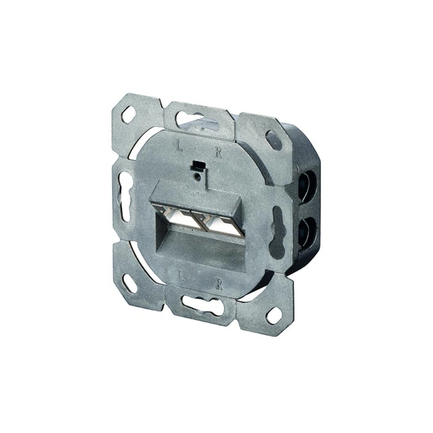 Комп'ютерна розетка Digitus 2xRJ45 FTP, для відкритої проводки (DN-9002-N) - зображення 3