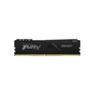 Модуль пам'яті для комп'ютера DDR4 16GB 3000 MHz FURY Beast Black Kingston Fury (ex.HyperX) (KF430C16BB/16) - зменшене зображення 1