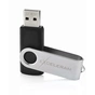 USB флеш накопичувач eXceleram 64GB P1 Series Silver/Black USB 2.0 (EXP1U2SIB64) - зменшене зображення 3