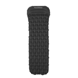 Туристичний килимок Naturehike надувний із подушкою та мішком для надування FC-12 NH19Z003-P графіт (6927595796832) зображення 1