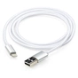Дата кабель USB 2.0 AM to Lightning 1m nylon silver Vinga (VCPDCLNB1S) - зменшене зображення 6