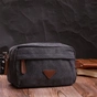 Сумка Vintage Для чоловіків на два відділення з текстилю Чорна (22233) - зменшене зображення 8