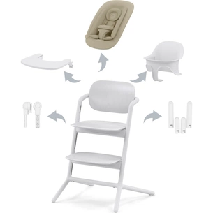 Стілець для годування Cybex Lemo 4в1 All White (521004829) зображення 1