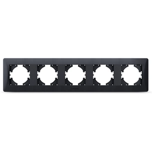 Рамка Videx BINERA чорний графіт 5 постів (VF-BNFR5H-BG) изображение 1