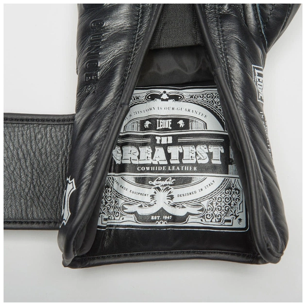 Боксерські рукавички Leone GN111 The Greatest Black 10 унцій (GN111_Black_10oz) - picture 7