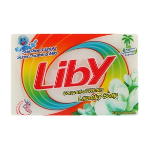 Мило для прання Liby Laundry Soap Whitening відбілююче 122 г (6920174720716) зображення 1