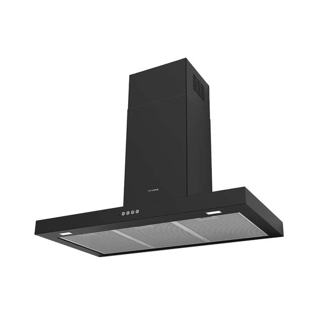 Витяжка кухонна Faber Stilo Comfort Bk Matt A90, чорний матовий (325.0618.783) - зображення 1