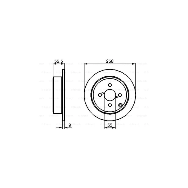 Гальмівний диск Bosch 0 986 479 086 - picture 5