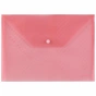 Папка - конверт Comix А4, прозора червона (FOLD-COM-C330-R) - уменьшенное изображение 1