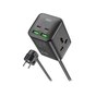 Сетевой фильтр XO (WL24.black) 2 розетки, 2 х USB, 2 x USB-C, 1.5 м, Black - уменьшенное изображение 3