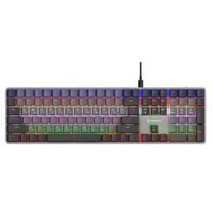 Клавіатура GamePro MK145R Red Swich Low Profile USB Dark Gray (MK145R) зображення 1