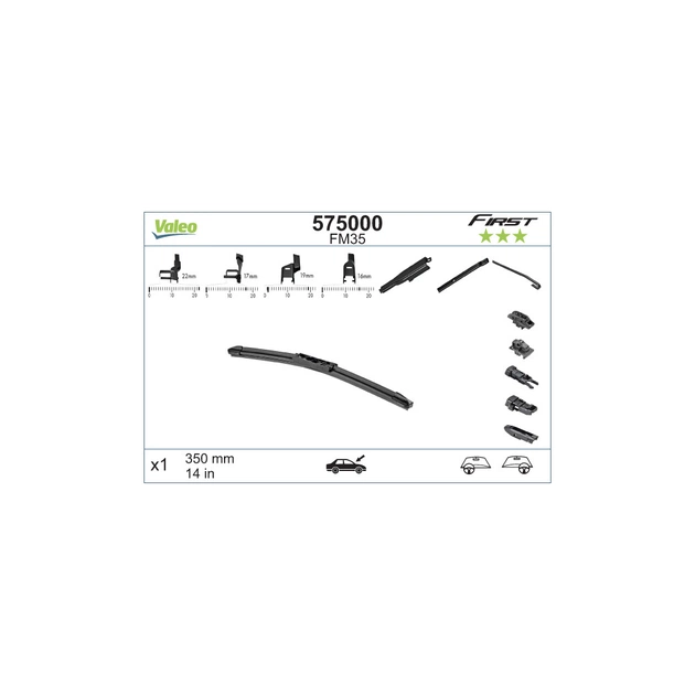 Щітка склоочисника Valeo 575000 - зображення 1