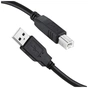 Кабель для принтера USB 2.0 AM/BM 2.0m black ColorWay (CW-CBUB072-BK) - зменшене зображення 2
