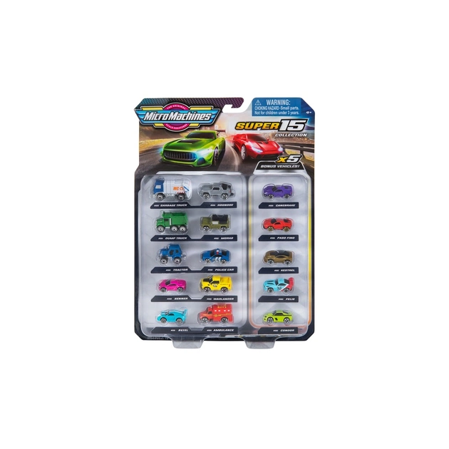 Машина Micro Machines Супер-пак, 15 шт (6606076) - зображення 1