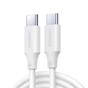 Дата-кабель Ugreen USB-C to USB-C 1.5 м US286 3A White (10304) - уменьшенное изображение 1