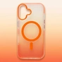 Чохол до мобільного телефона BeCover FIBRA Shock-Proof MagSafe Apple iPhone 17 Orange (715446) - зменшене зображення 4
