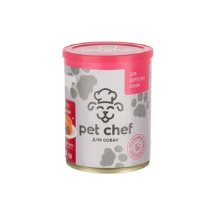 Консерви для собак Pet Chef паштет з яловичиною 360 г (4820255190259) зображення 1