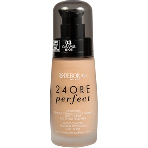 Тональна основа Deborah 24Ore Perfect 03 - Caramel Beige 30 мл (8009518112733) зображення 1
