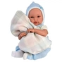 Пупс Llorens Baby con portabebes 36 см (63641) - зменшене зображення 3