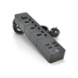 Мережевий фільтр живлення Voltronic TВ-Т08, 3 роз, 4*USB Black (ТВ-Т08-Black) - зменшене зображення 1