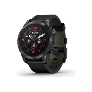 Смарт-годинник Garmin EPIX PRO (g2), 47, Saph, CrbnGryDLCTi, Blck Lthr, Excl, GPS (010-02803-30) зображення 1