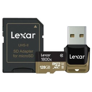 Карта пам'яті Lexar 128GB microSDXC class 10 UHS-II U3 (LSDMI128CRBEU1800R) зображення 1