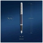 Ручка пір'яна Waterman HEMISPHERE LEssence du Bleu PT  FP F (12 088) - зменшене зображення 6