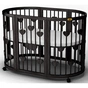 Ліжечко Ingvart SMART BED OVAL з сердечками, венге (2341401) - зменшене зображення 1