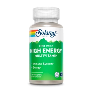 Вітамінно-мінеральний комплекс Solaray Мультивітаміни, без заліза, Once Daily High Energy Iron-Free, 30 вегетаріанських капсул (SOR47304) зображення 1