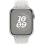Ремінець до смарт-годинника Apple 45mm Pure Platinum Nike Sport Band - M/L (MUV13ZM/A) - зменшене зображення 3