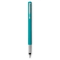 Ручка пір'яна Parker VECTOR 17 Blue-Green FP M Картриджі Parker Quink /5шт. сині змивані блістер (05 616b) - зменшене зображення 1