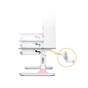 Парта Mealux Edmonton Multicolor Pink (BD-610 W/МС + PN з полицею) - уменьшенное изображение 8