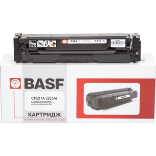 Картридж BASF HP LJ M180n/M181fw/CF531A Cyan (KT-CF531A) зображення 1
