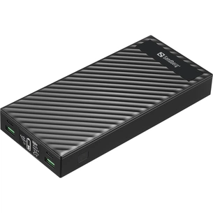 Батарея універсальна Sandberg 30000mAh, PD/100W, QC/3.0, UPS mode, +2*cable 100W (420-87) зображення 1