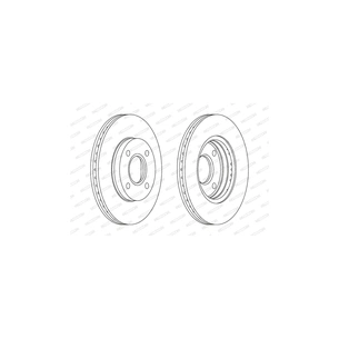 Гальмівний диск FERODO DDF1072 зображення 1