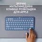 Клавіатура Logitech K380 for MAC Multi-Device Bluetooth UA Blueberry (920-011180) - зменшене зображення 2