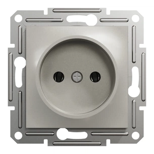 Розетка Schneider Electric ASFORA без заземлення бронза (EPH3000169) изображение 1