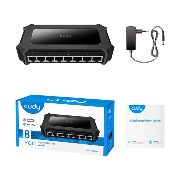 Комутатор мережевий Cudy GS108D - picture 6