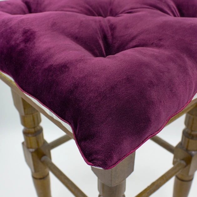 Подушка на стілець MirSon 28-0002 Excalibur Velvet 40х40 см (2200006185871) - зображення 4