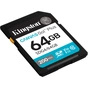 Карта пам'яті Kingston 64GB SDXC сlass 10 UHS-I U3 V30 Canvas Go Plus G4 (SDG4/64GB) - зменшене зображення 2