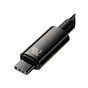 Дата кабель USB-C to USB-C 3.0m 240W black Baseus (CAWJ040201) - зменшене зображення 4