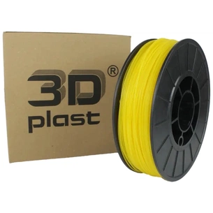 Пластик для 3D-принтера 3Dplast PLA 1.75мм, 0.85кг, transparently-yellow (3DPLA17508CYL) зображення 1