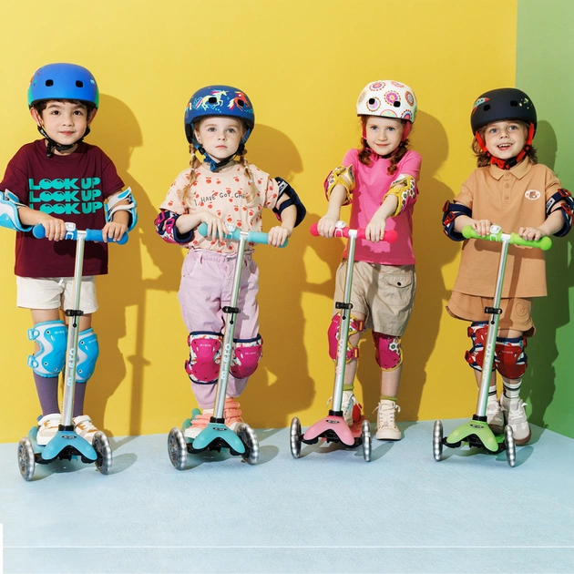 Самокат Micro Mini Deluxe Glow LED Арктичний синій (MMD215) - picture 10