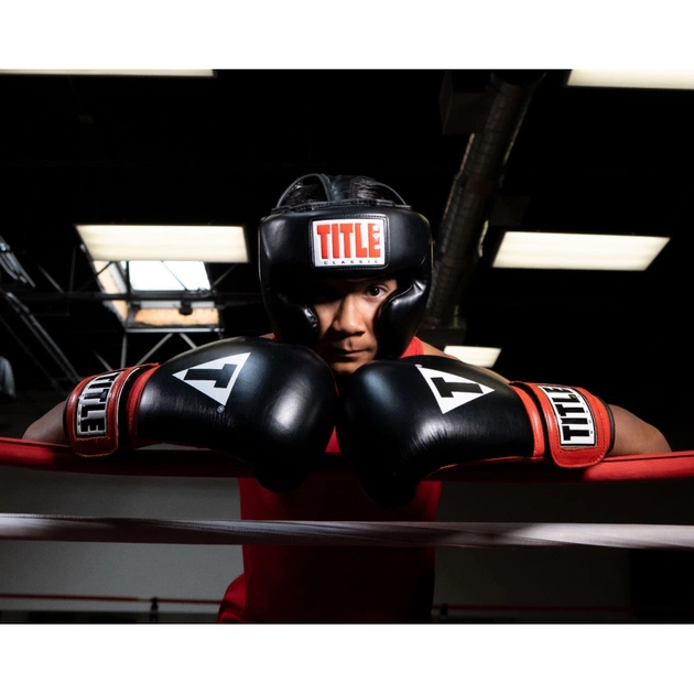 Боксерський шолом Title Classic Full Coverage Training Headgear 2.0 Black M (CPHGF2 M BK) - picture 7