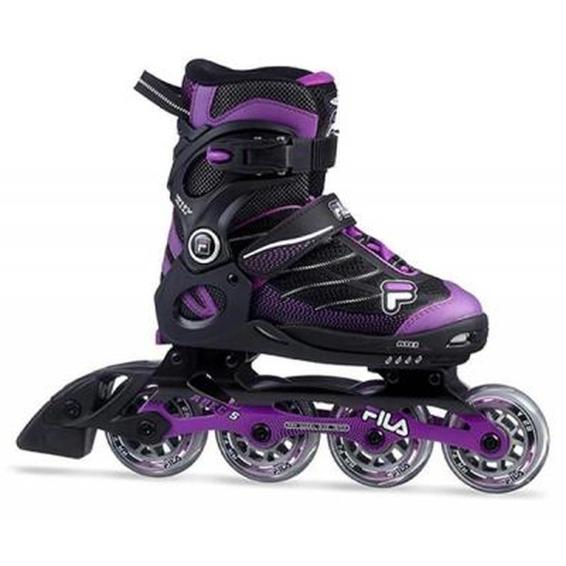 Роликові ковзани Fila 010618135 WIZY ALU G BLACK/MAGENTA M 32-35 (8026473396640) - изображение 1