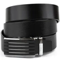 Ремінь Vintage Чоловічий з автоматичною пряжкою смужка Чорний (20301) - зменшене зображення 1