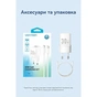 Зарядний пристрій Vention 1xUSB-C PD30W + 1xUSB QC3.0 30W GaN + cable USB-C to USB-C 1.0m white (TZ-FEQW0-EU-01) - зменшене зображення 12