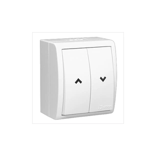 Вимикач Simon ролетний AQUARIUS, біли (AQZ1/11) изображение 1