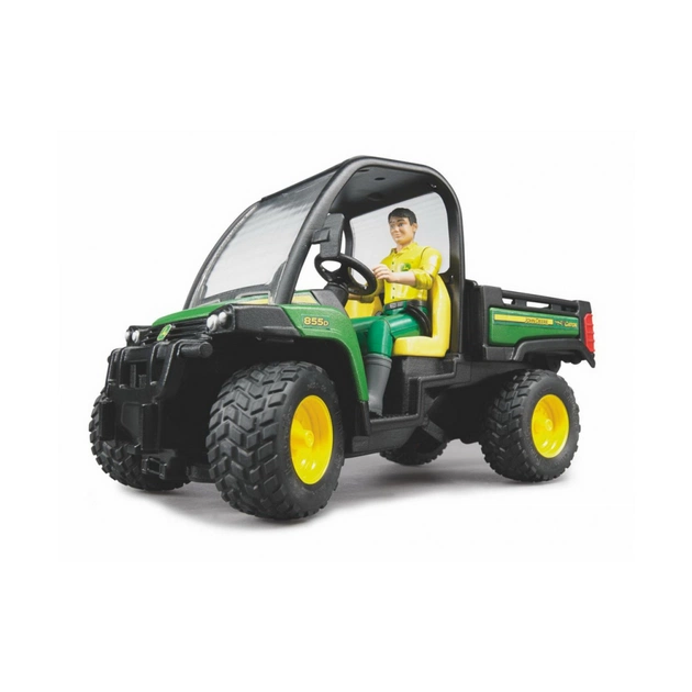 Масштабна модель автомобіля Bruder Автомобіль John Deere Gator XUV 855D з фігуркою (02490) - зображення 1